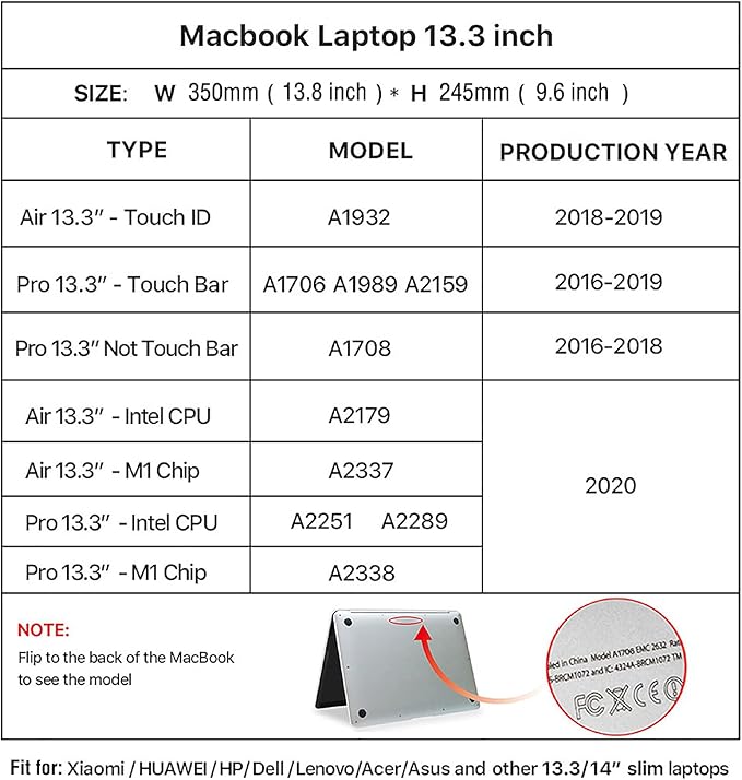 Top Grain Leather 13.3" Slim Laptop Sleeve Case Bag, Vintage Design with 2 Zip Pocket, Handmade, Compatible with MacBook Pro 13.3" MacBook Air 2022 DELL XPS 13" & Other PC, Coffee 13.3 Inch