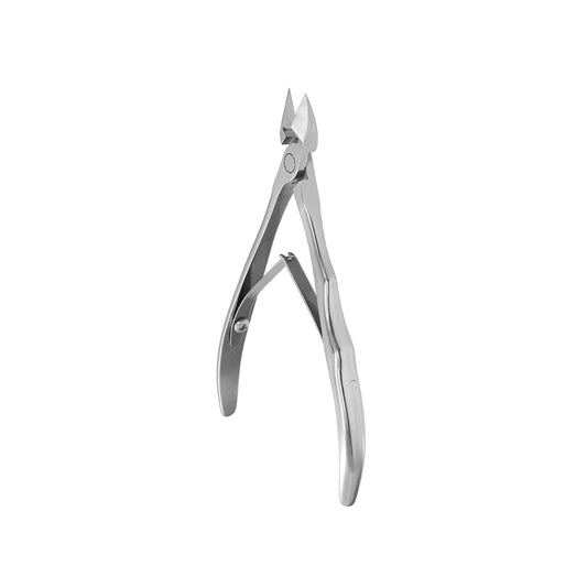 Staleks EXPERT 21 Cuticle Nippers 10 mm – Elongated Handles with Grooved Grip – Inclined Narrow Blades for Precise Work