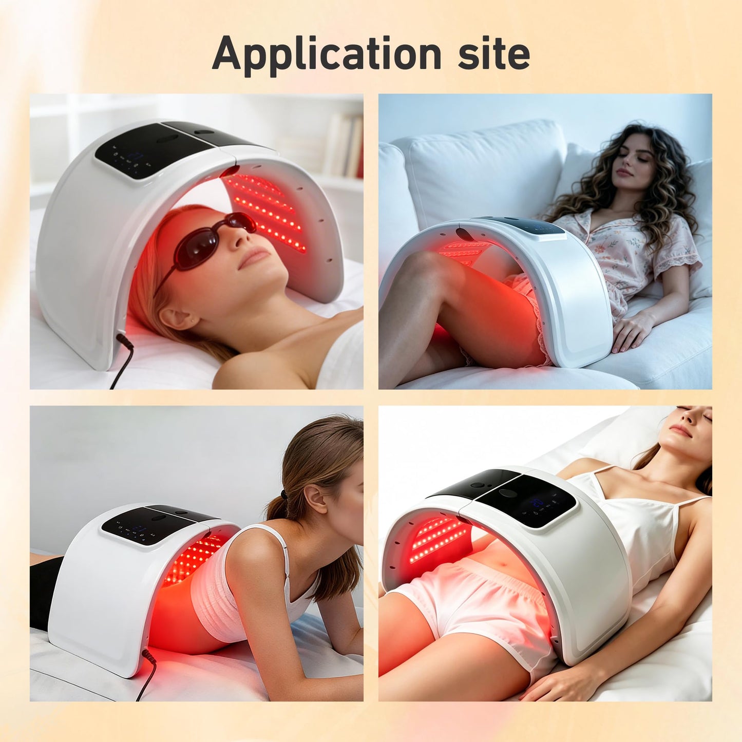BEICNWOD 7 Color LED Face Mask with Spray, Facial Light,Red Light Therapy Facial Skin Care Device for Home Use