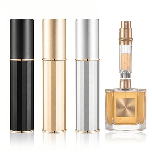 3PCS Perfume Travel Refillable, Perfume Atomizer Travel Perfume Bottle Refillable 5ml, Fast-Filling Leakproof Cologne Travel Bottle, Fragrances Dispenser Perfume Atomizer Spray for Men & Women