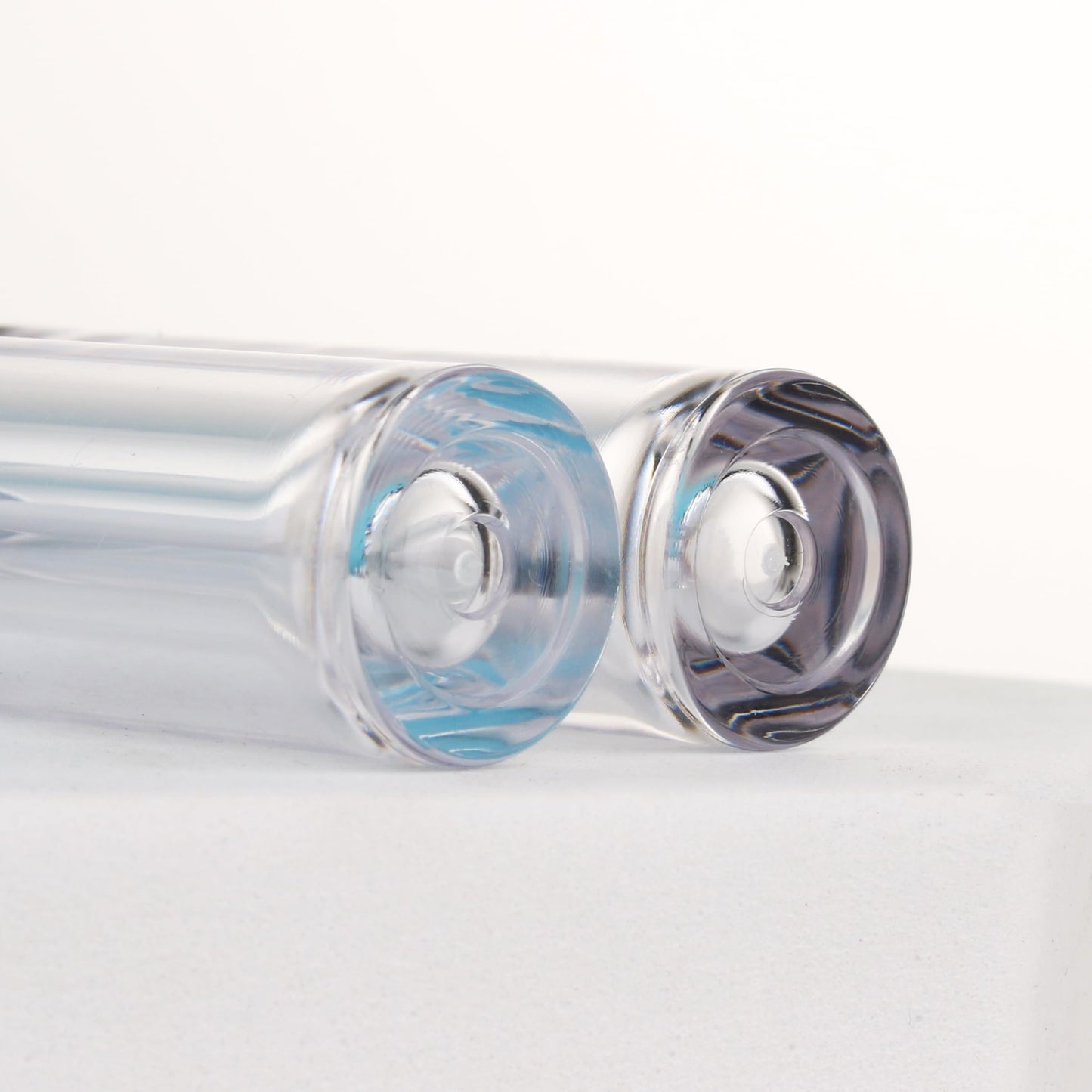 COSIDEA 26pcs 4ml Round empty lip gloss tubes bulk with wand white lipgloss bottle containers round