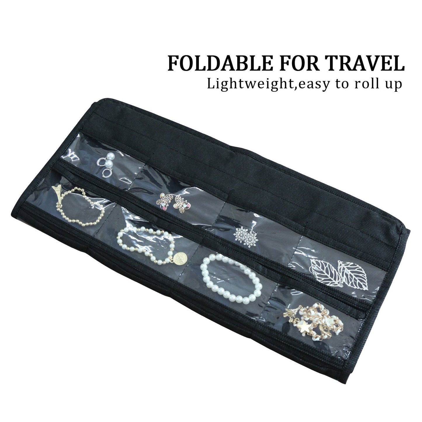 BB Brotrade Hanging Jewelry Organizer,Accessories Organizer,80 Pocket Organizer for Holding Jewelries