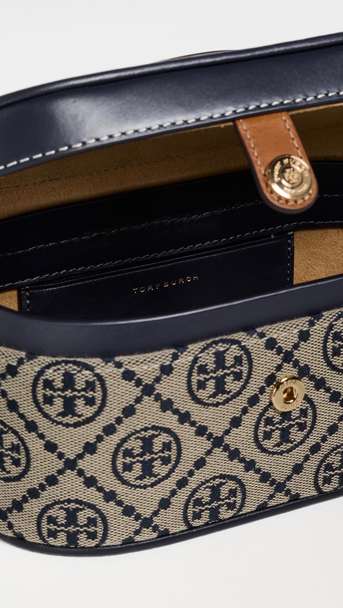 Tory Burch Women's T Monogram Vanity Case, Tory Navy, One Size