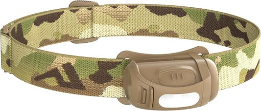 Princeton Tec Fred Headlamp 200 Lumens Dimmable Ultrabright White LED, IPX4 Water Resistance and 41 Hour Burn Time, Perfect for Hiking, Camping, Hunting, Fishing, and Safety Preparedness, Multicam