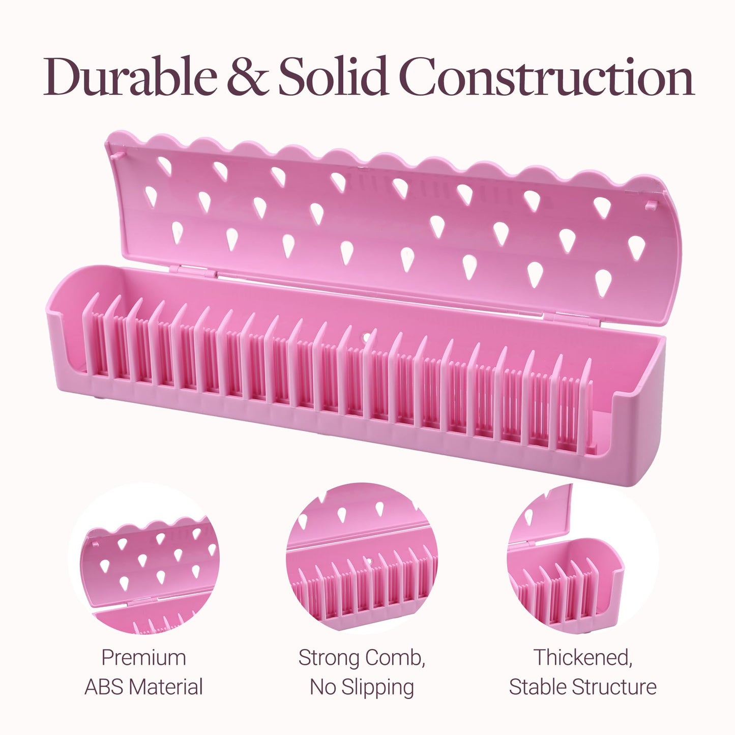 GOOGOO Hair Extension Holder Stand for Styling, 5 Installation Modes With Tool, Pink Hair Extension Holder Designed to Securely Hold Your Extensions for Washing, Styling, Packing and Storing