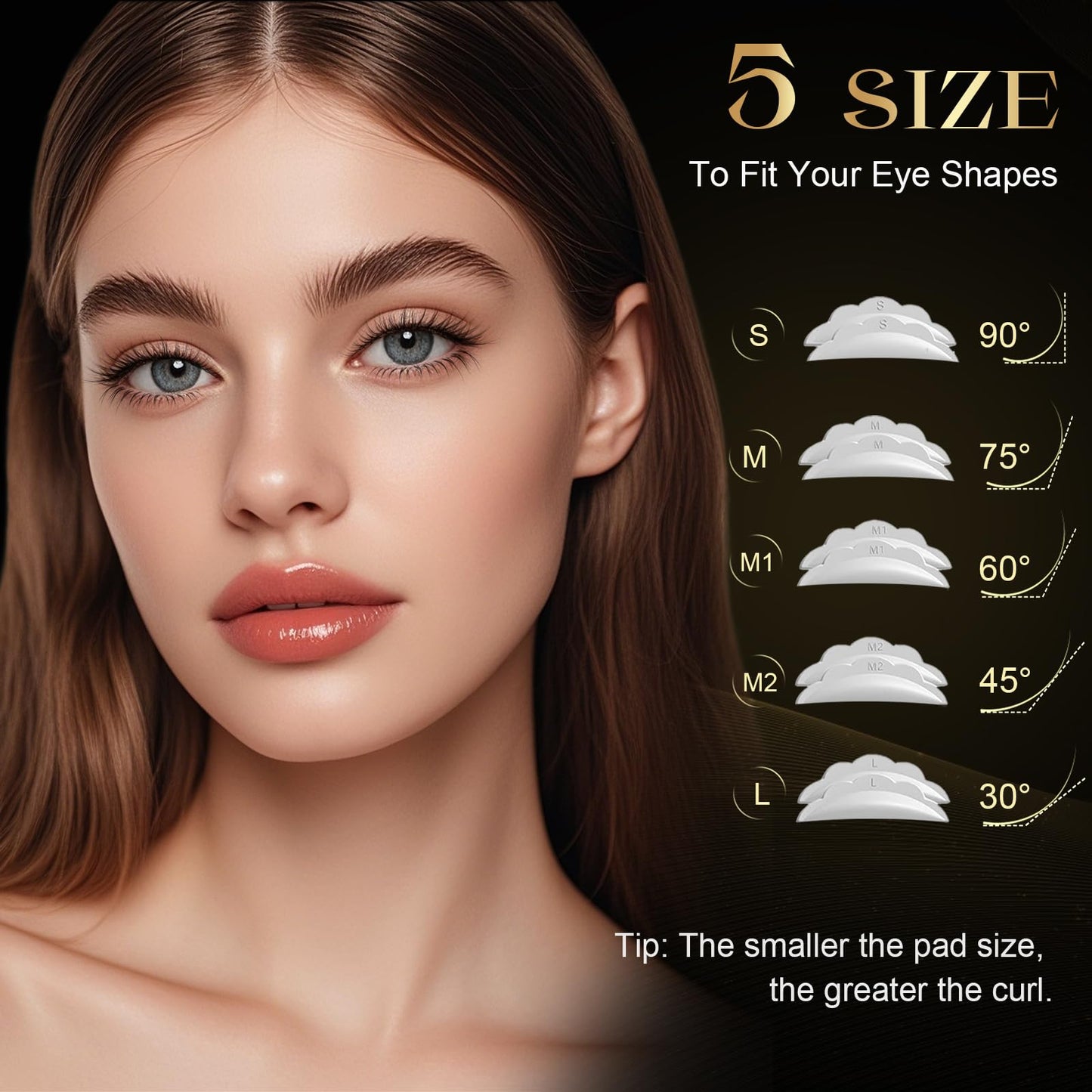 Eyelash Lift Kit – DIY Lash Lift Kit Lash Perm Set for Natural Curl & Long-Lasting Lift | Gentle Formula & Easy Application, Eyelash Perm Kit