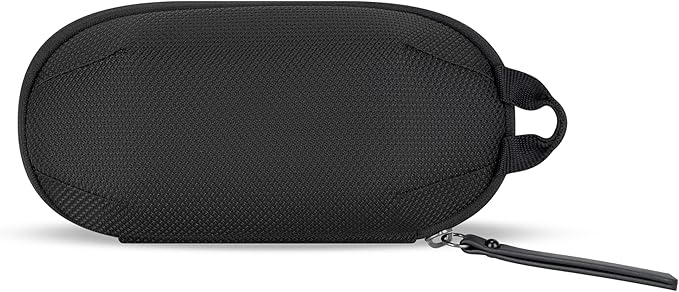 Sherpani Mini Co-Pilot, Travel Cable Bag, Cord Storage Organizer, Small Tech Pouch, Accessory Carrying Case, Travel Gift for Women (Sterling)