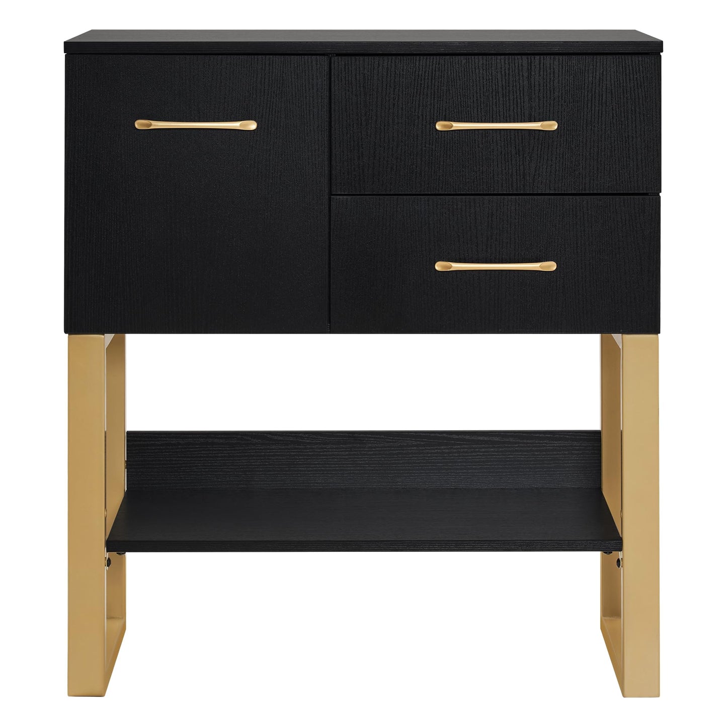 BarberPub Beauty Barber Station, Spa Wall Mount Storage Cabinet, Salon Equipment for Hair Stylist, Spa Beauty Makeup Organizer with Drawers & Shelf, 31.4"(L) x 16.54"(W) x 35.71"(H) 3185 (Black)