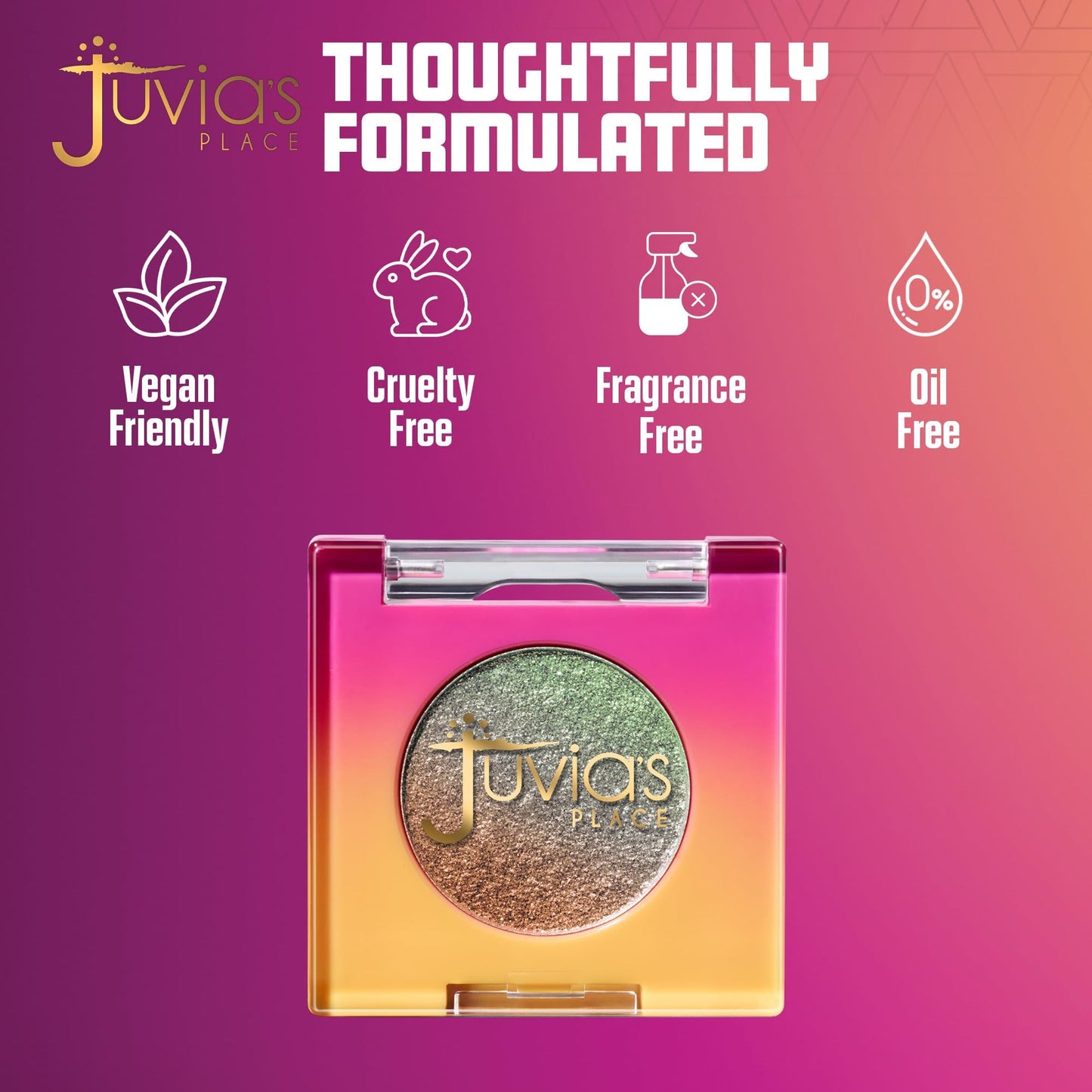 Juvia's Place Culture Multichrome Eyeshadow – Shock – High-Pigment, Intense Color-Shifting Magic – Ultra-Smooth Velvet-Touch Texture – Dazzling Multidimensional Color for Bold and Full Drama