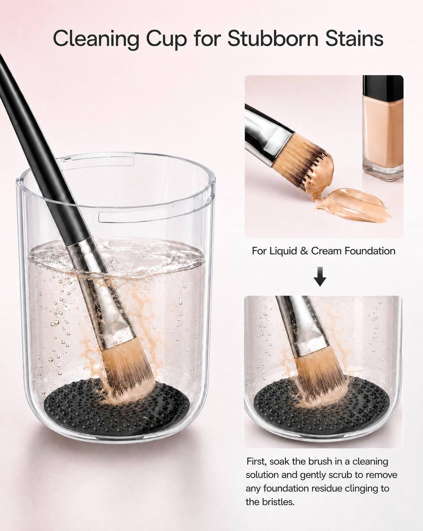 ALAFLY 3 IN 1 Electric Makeup Brush Cleaner & Dryer, Automatic USB Deep Cleaning Machine, Portable Quick Clean & Dry [No Need to Remove Makeup Brushes], Fits Most Brush Sizes