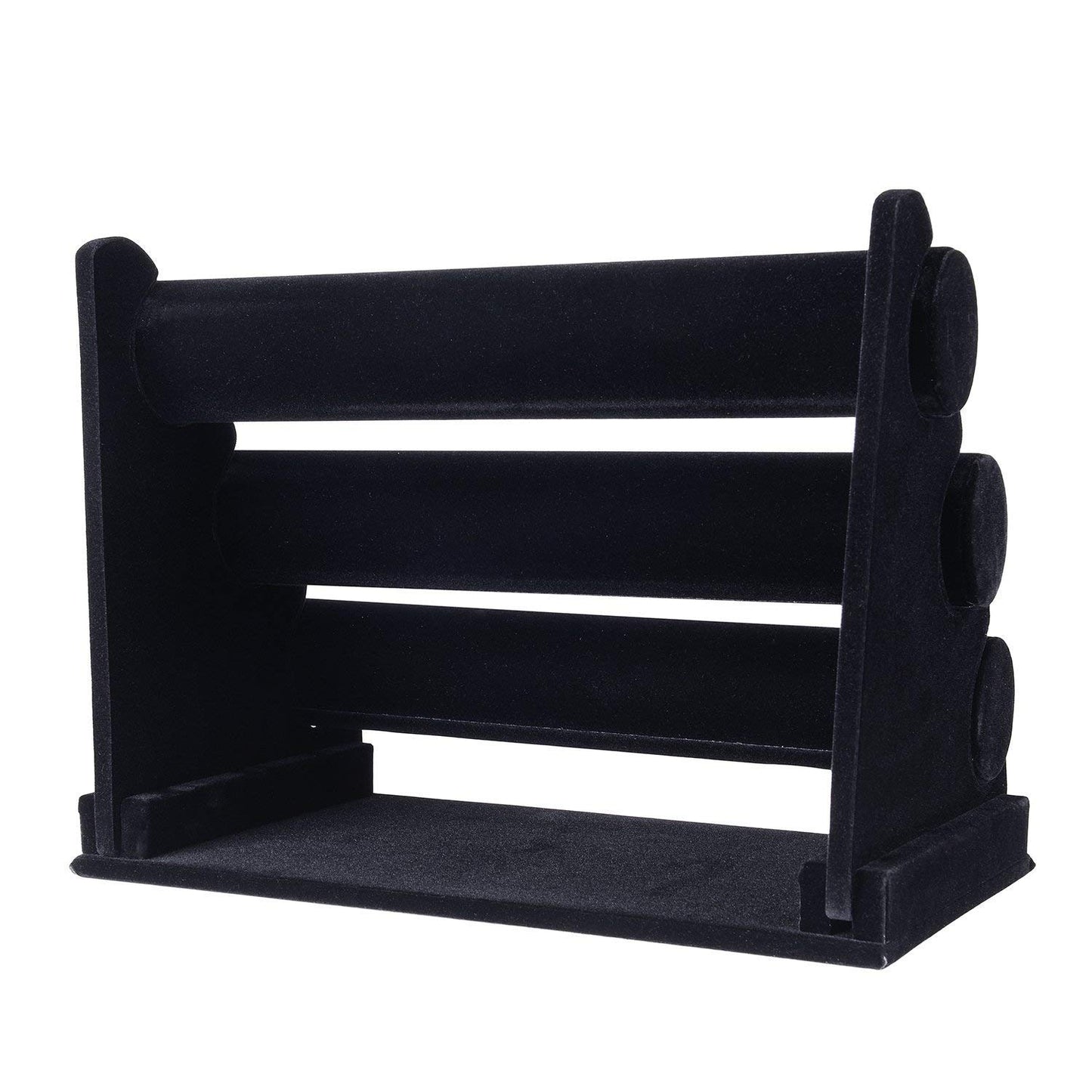 ChezMax Triple Tier Jewery Display Removable Bracelet Holder Jewelry Stand Necklace Stand Jewelry Towers and Watch Holder for Home Organization