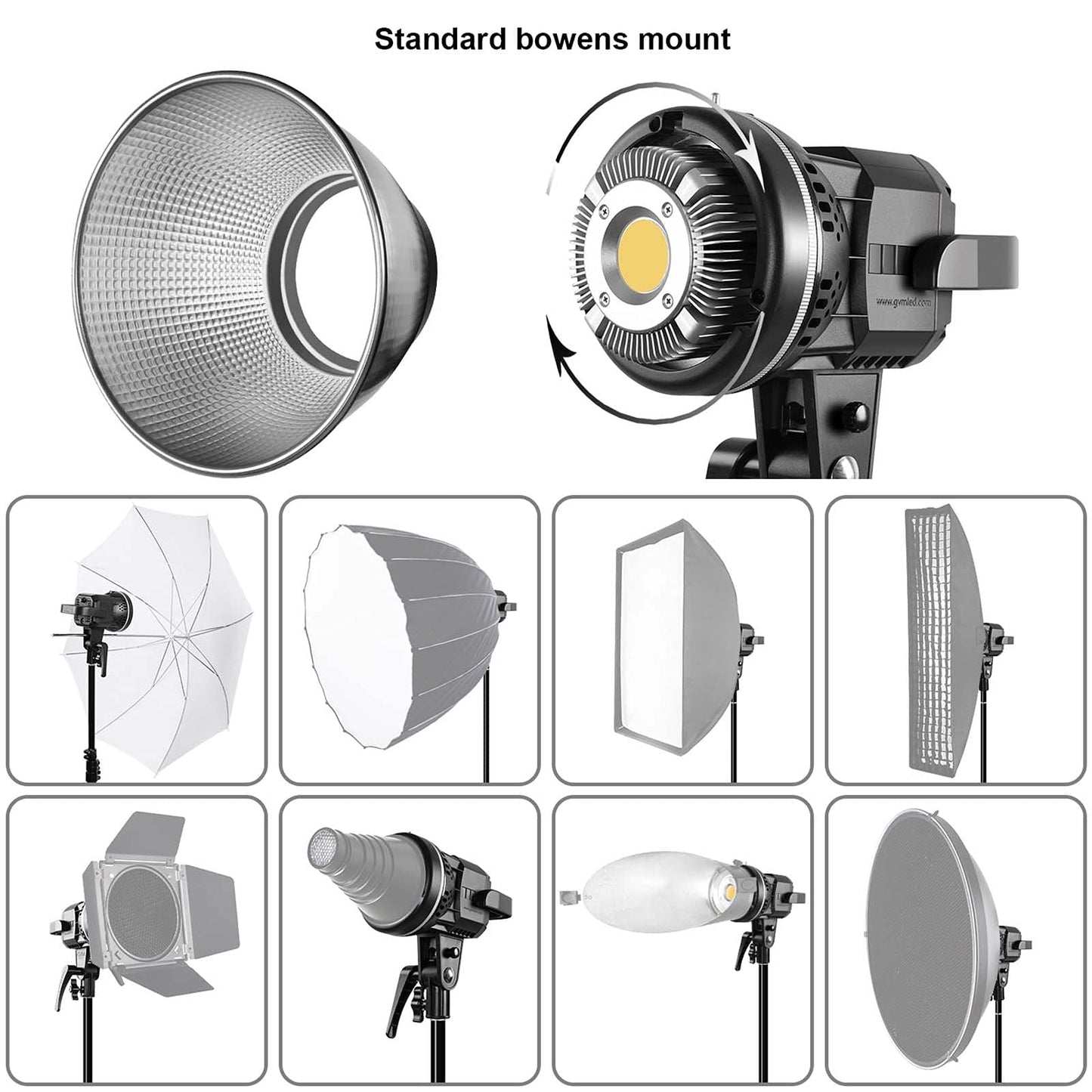 GVM 80W Softbox Lighting Kit with APP Control, Professional Studio Photography Lighting with Digital Display, LED Video Light Color Temperature 5600K and CRI 97+ for Portrait Product Fashion Shoot
