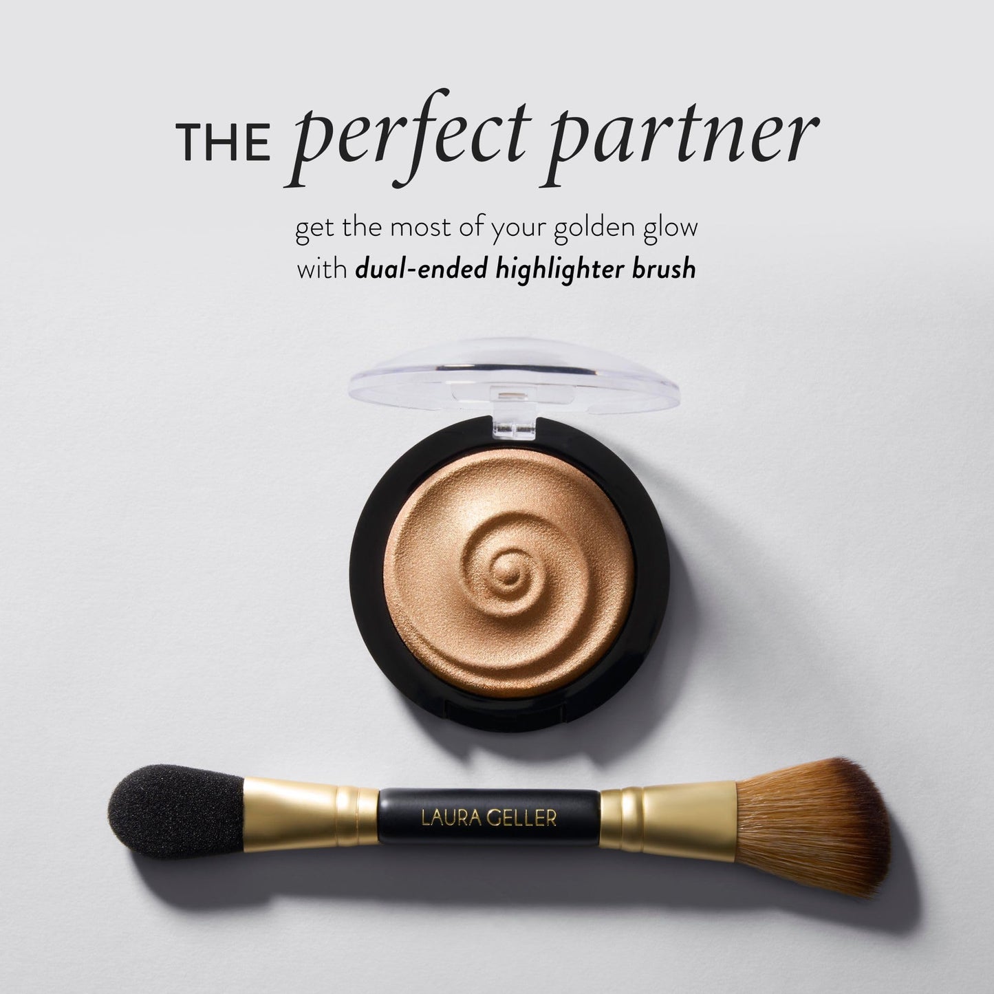 LAURA GELLER NEW YORK Baked Gelato Swirl Illuminator, Gilded Honey - Back from the Vault