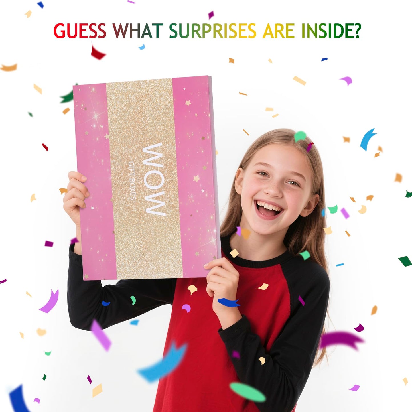 Makeup Advent Calendar 2025, 24 Days Christmas Holiday Xmas Countdown Calendar Beauty Make up Surprises Gift Set For Teens Gilrs Women