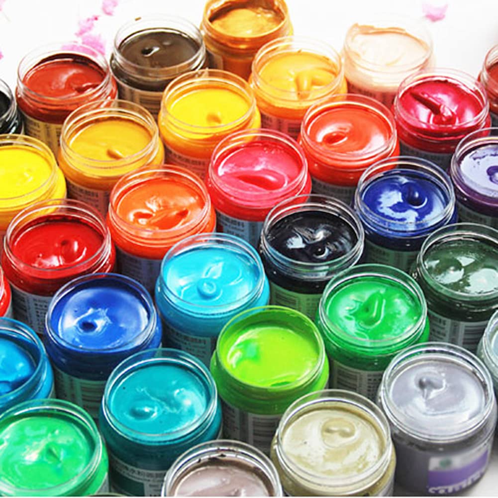 36 Pack 2 Oz Plastic Container Jars with Lids BPA Free, Empty Round Clear Cosmetic Containers Plastic Slime Jars for Lotion, Cream, Ointments, Samples, Makeup, Travel Storage