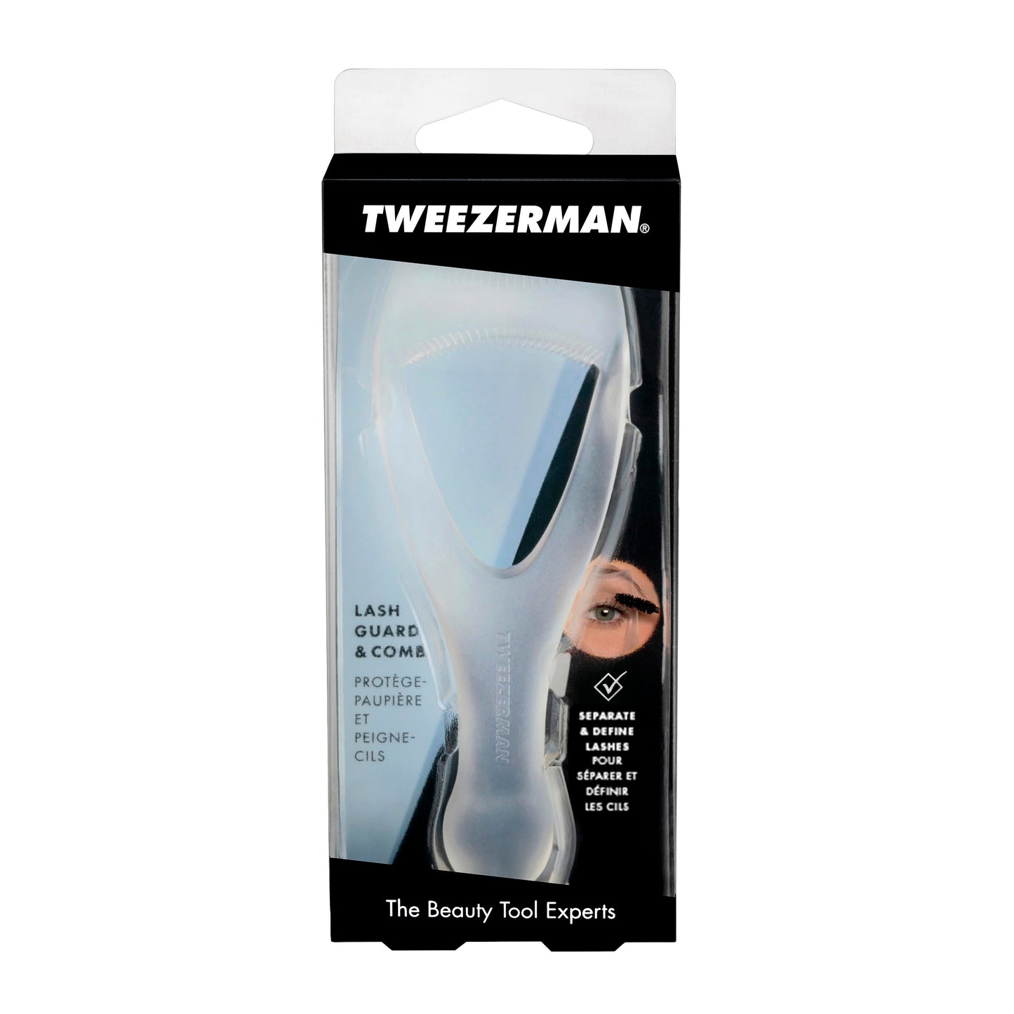 Tweezerman Lash Guard & Comb, Transparent