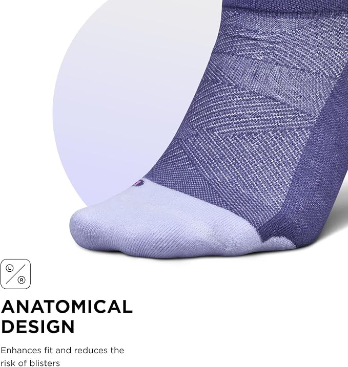 Feetures Elite Max Cushion No Show Tab Ankle Socks - Sport Sock with Targeted Compression