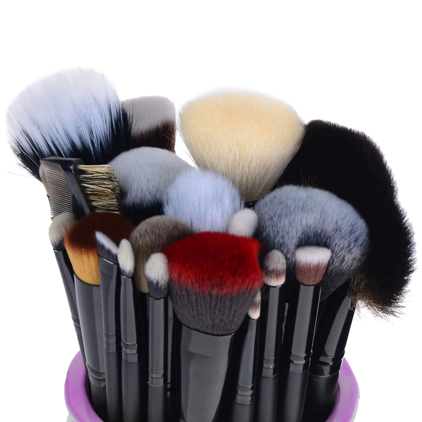 SHANY Makeup Brushes The Masterpiece Pro Signature Makeup Brush Set - Foundation Powder Concealers Eye Shadow brushes, Synthetic Bristle with Wooden handles, No Packaging - 24pcs