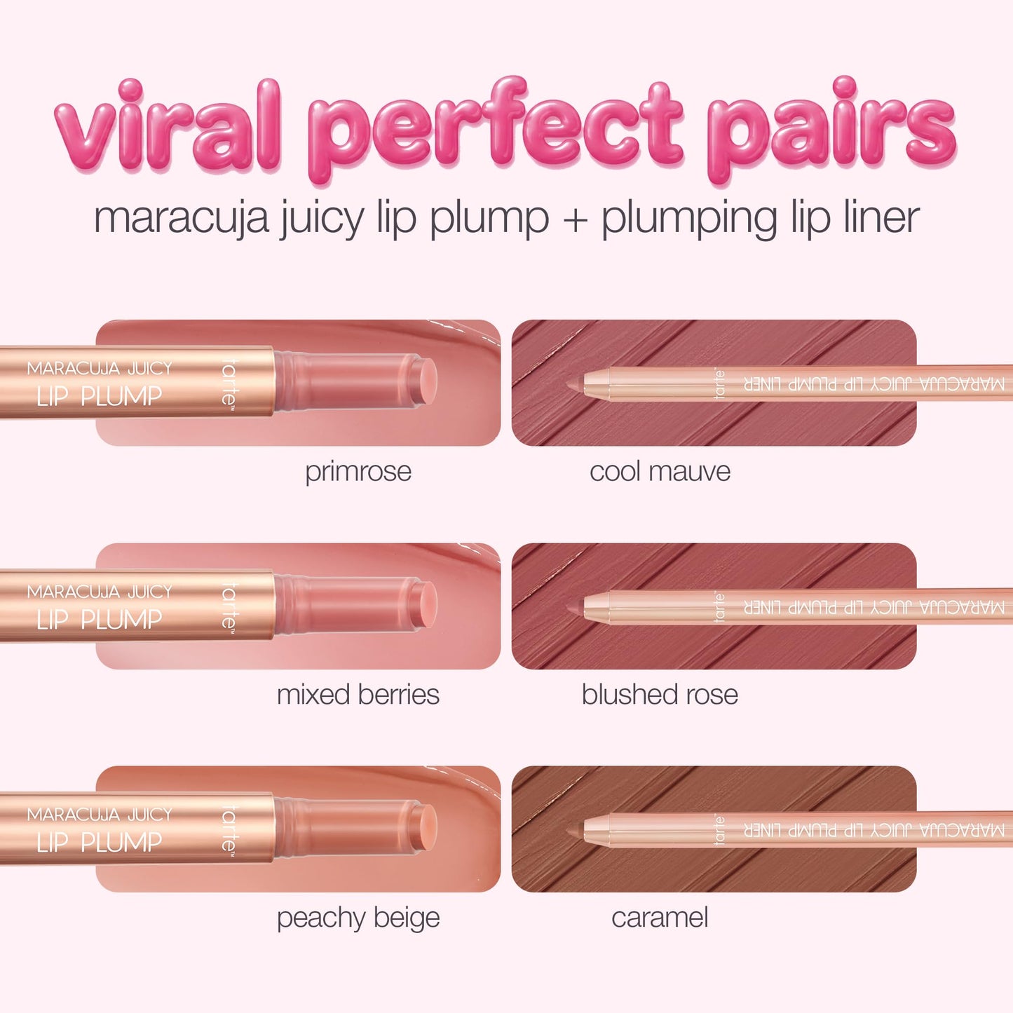tarte maracuja juicy lip plump – Hydrating & Volumizing Lip Plumper Gloss Balm with Nourishing Hyaluronic Acid, Plumps & Moisturizes, Vegan & Cruelty-Free, full size, peachy beige