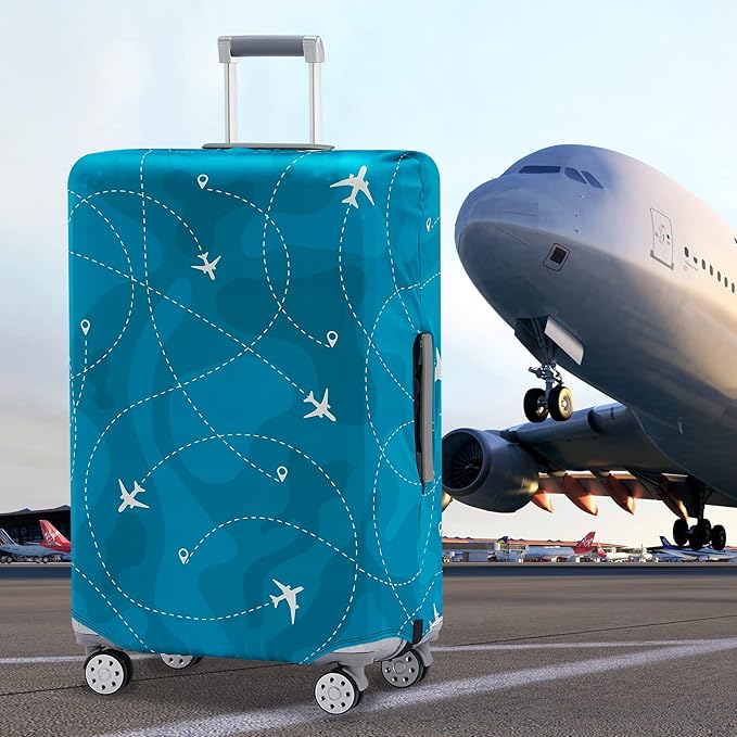 Travelkin Luggage Cover Washable Suitcase Cover Suitcase Protector Anti-scratch Suitcase cover Fits 18-32 Inch Luggage(XL for 29-32 Inch Luggage)