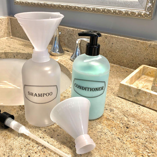 Bottiful Home - Threaded Plastic Funnels for 24 mm and 28 mm Bottles (2)