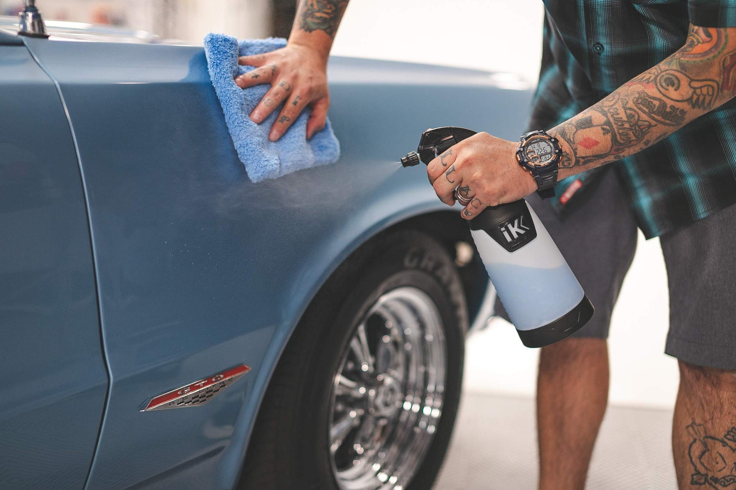 The Rag Company iK Goizper - Multi TR 1 Trigger Sprayer - Acid and Chemical Resistant, Commercial Grade, Adjustable Nozzle, Perfect for Automotive Detailing and Cleaning (5-Pack)