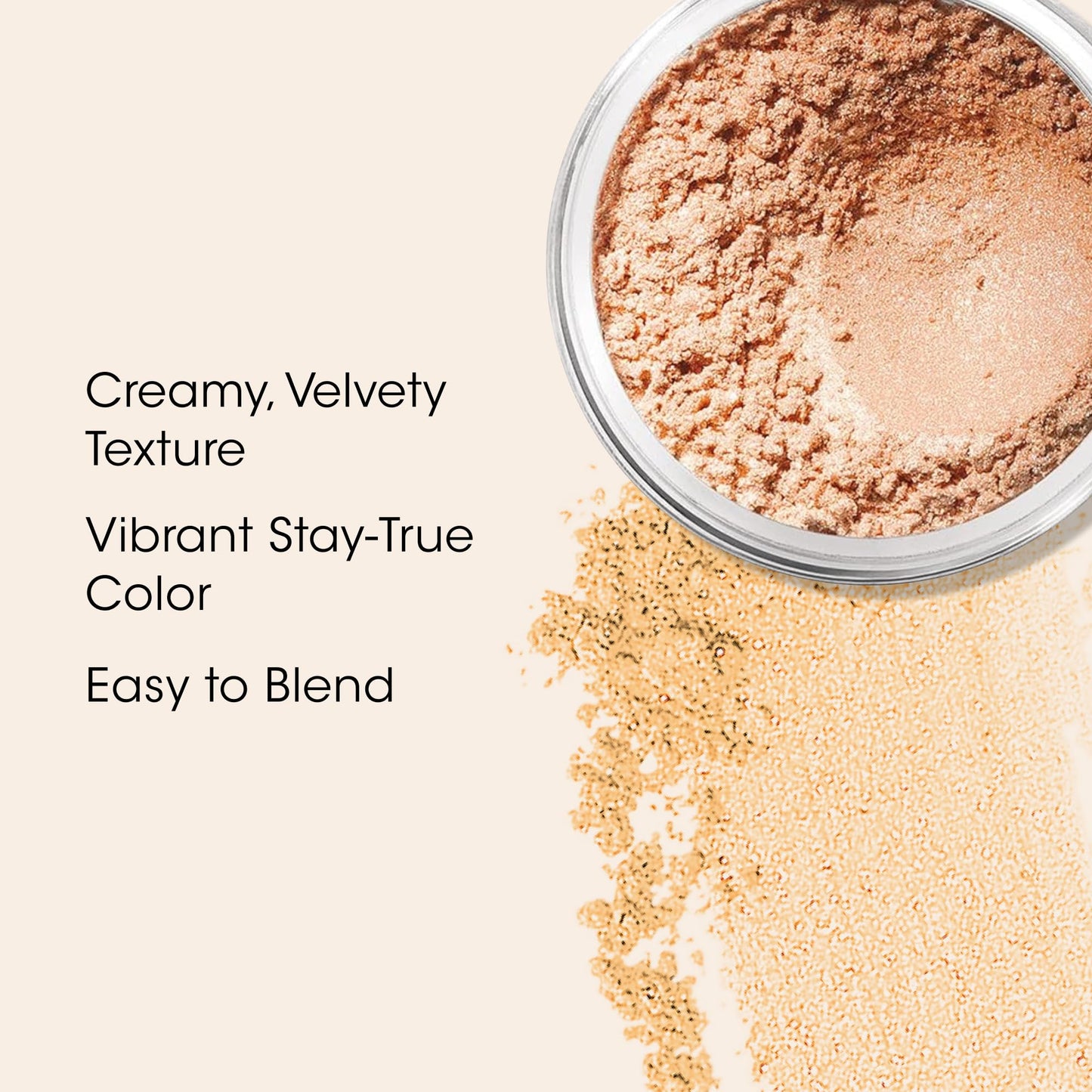 bareMinerals Single Loose Mineral Eyeshadow, Nude Beach, Vegan, Cruelty-Free & Dermatologist-Tested