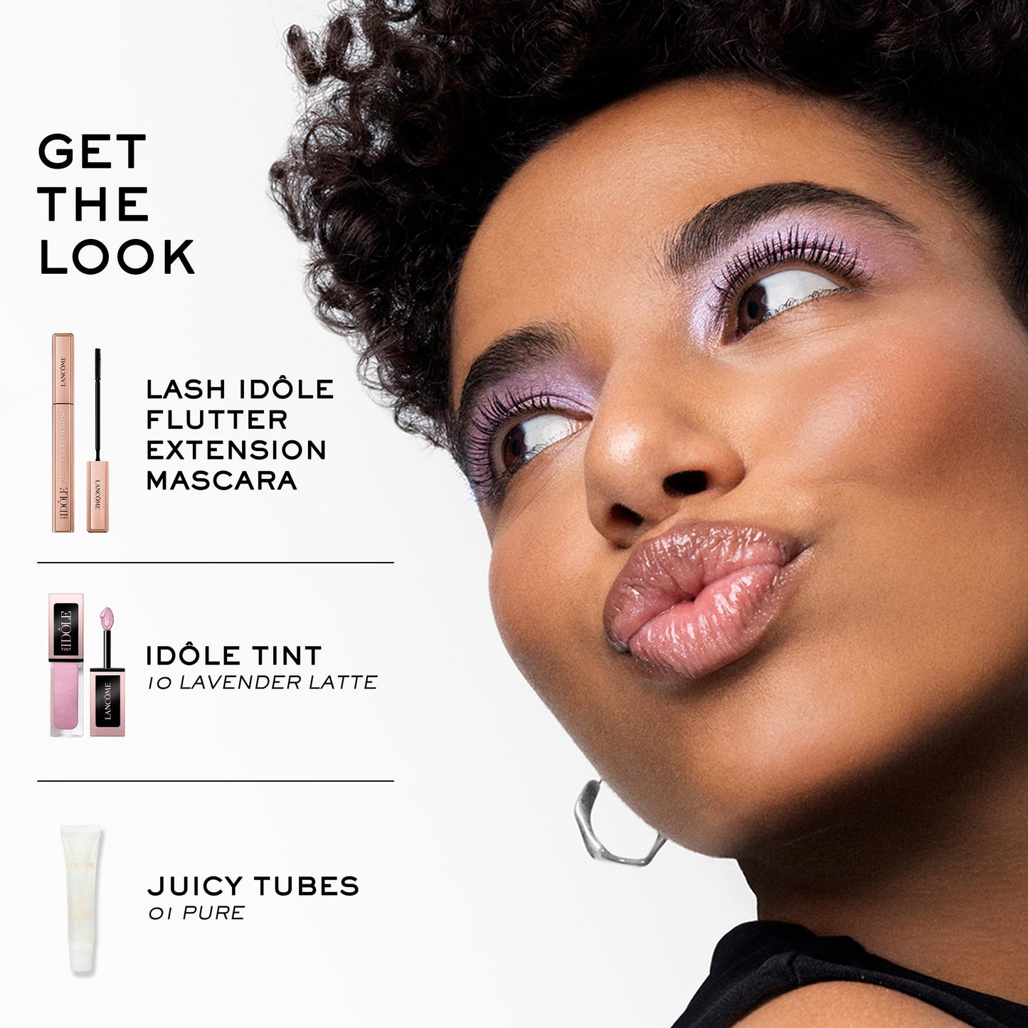 Lancôme Idôle Tint Long Wear Liquid Eyeshadow & Eyeliner - Multi-Use Eye Makeup in Shimmery & Matte Finishes - Buildable Color & Up to 16H of Wear - 09 Strawberry Latte: Irridescent Rose Gold