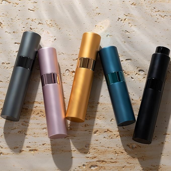 Perfume Atomizer Refillable Travel Bottle: Cologne Portable Sprayer for Men - Mini Spray Empty for Refill - 1oz Large Size Blue