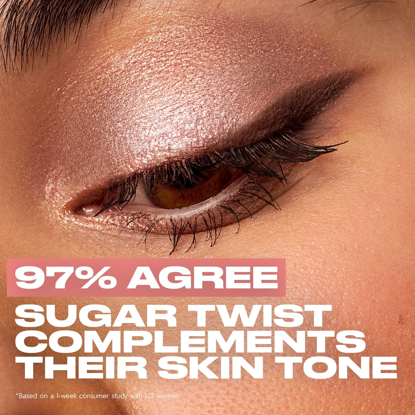 URBAN DECAY 24/7 Glaze-On Liquid Eyeshadow (Sugar Twist - Rose Gold Shimmer), Crease-resistant, Glitter Eye Makeup with Built-in Brush, Smooth Application - 0.1 fl oz