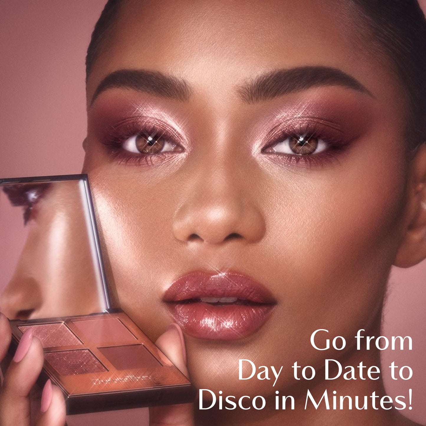 Charlotte Tilbury Luxury Palette Eyeshadow - Shimmer, Metallic & Satin Matte Eyeshadow Quad with a Rich Powder Formula - Includes 4 Complementary Shades - The Sophisticate