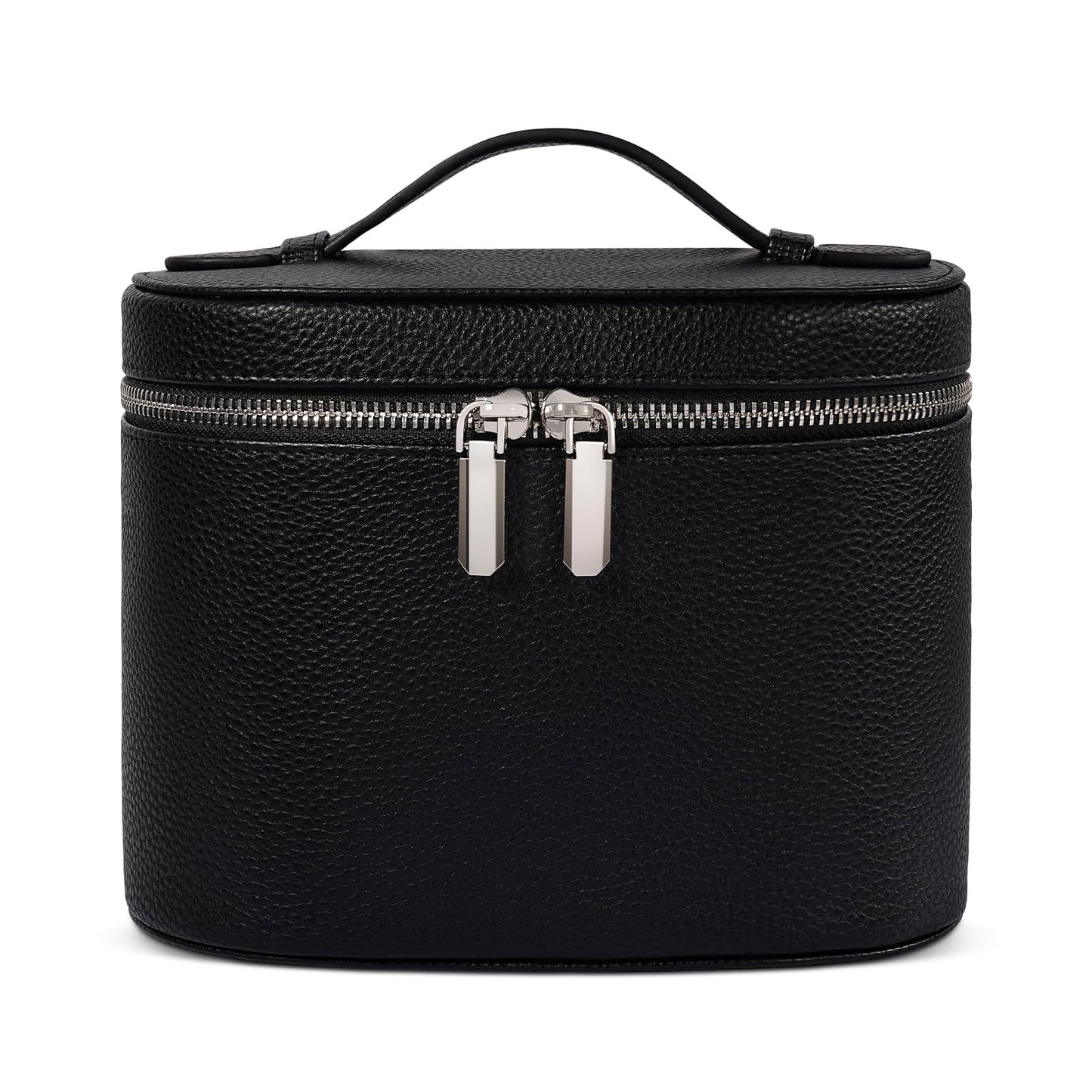 honitty Makeup Bag, Travel Make up Case with Compartments and Handle, Portable Cosmetic Organizer Bags,Toiletry Bag for Women