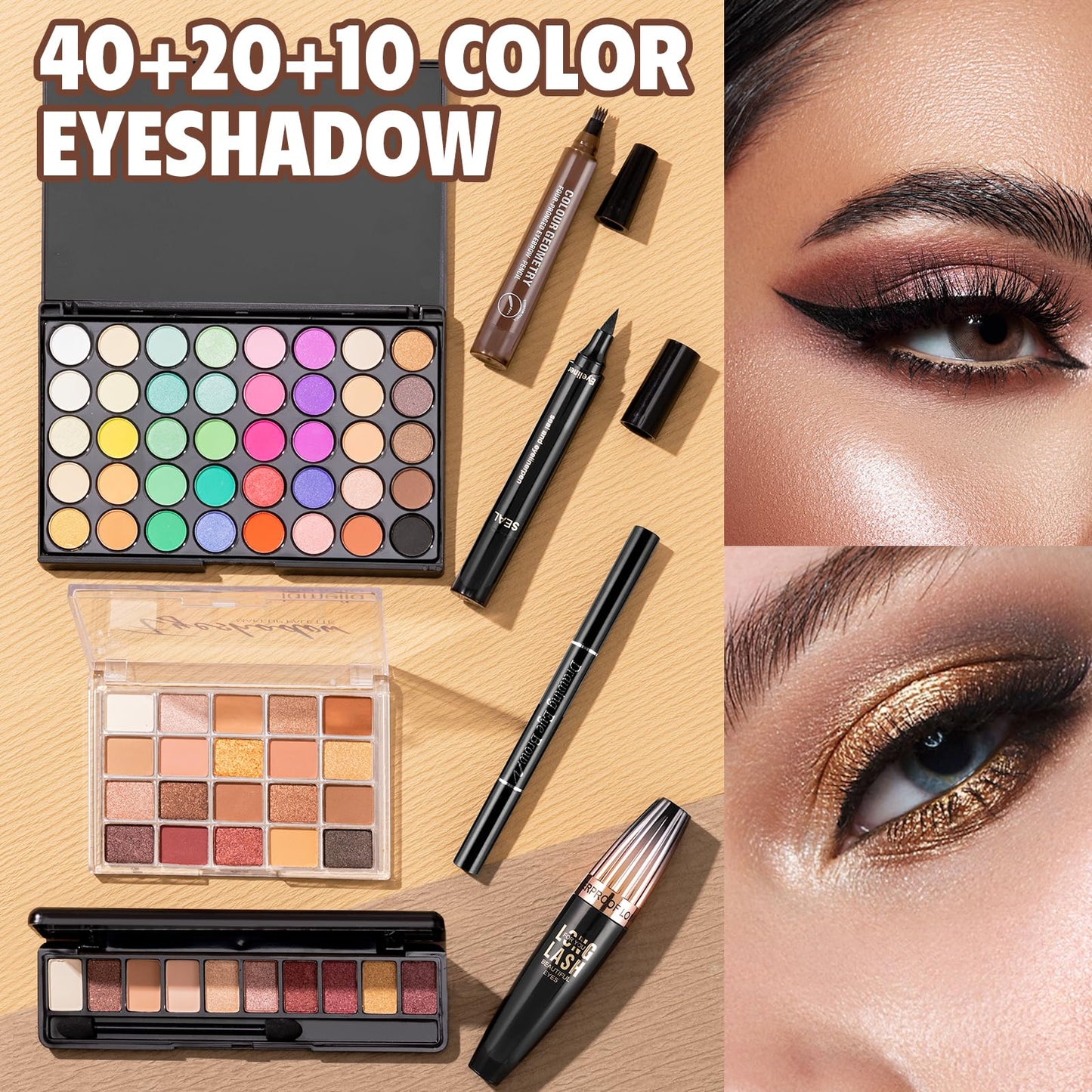 Makeup Kit for Women Full Kit Include Foundation Eyeshadow Palette Makeup Brushes Makeup Sets for Teens Girls, All In One Makeup Gift Set for Women and Beginner, Thank You Gifts, Graduation Gifts
