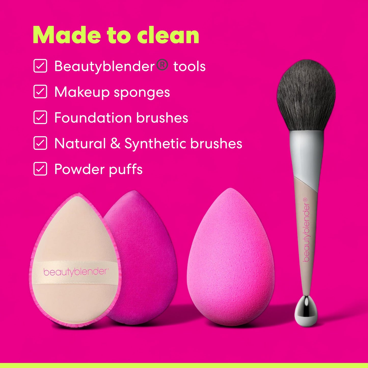 beautyblender Blendercleanser Solid Charcoal, 1oz