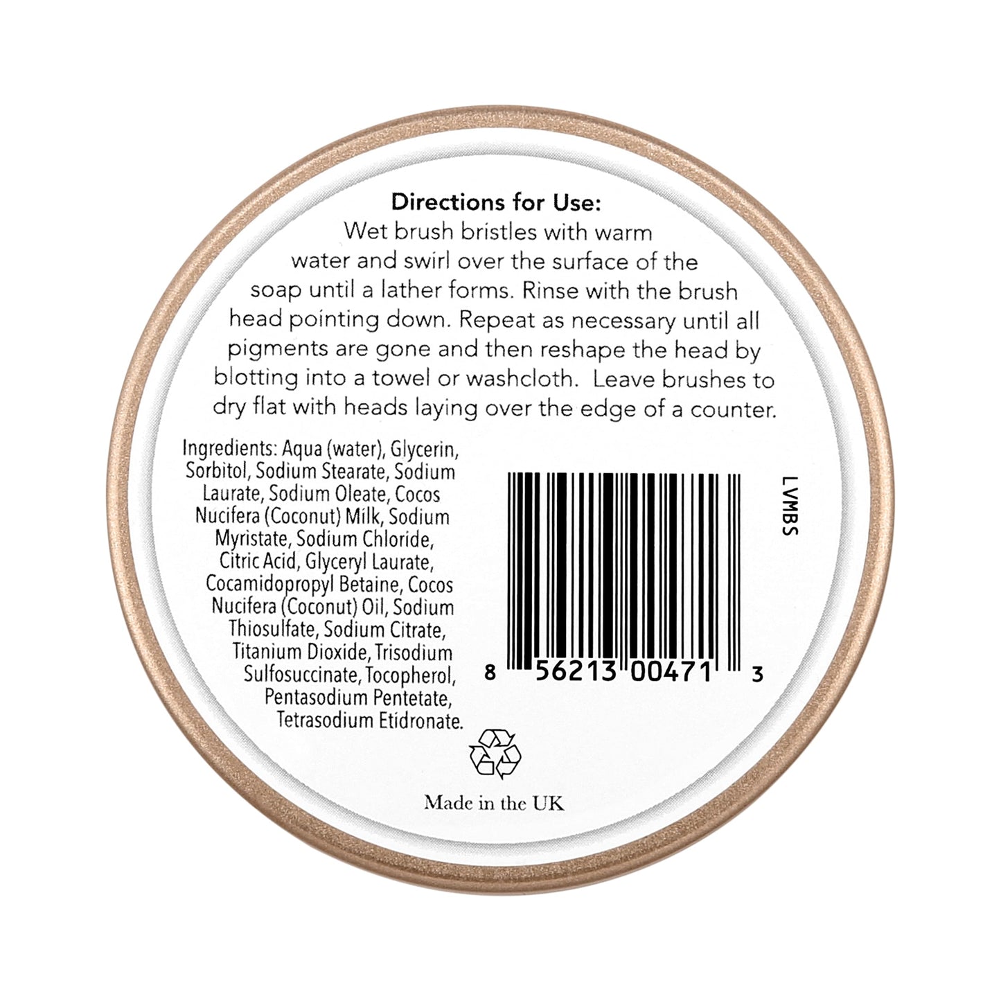 Jenny Patinkin Makeup Brush Cleaner Soap, Luxury Vegan Makeup Brush Soap, For All Types of Bristles – Synthetic & Natural Solid Cleansing, Professional Cleaning Solution, Cruelty-Free