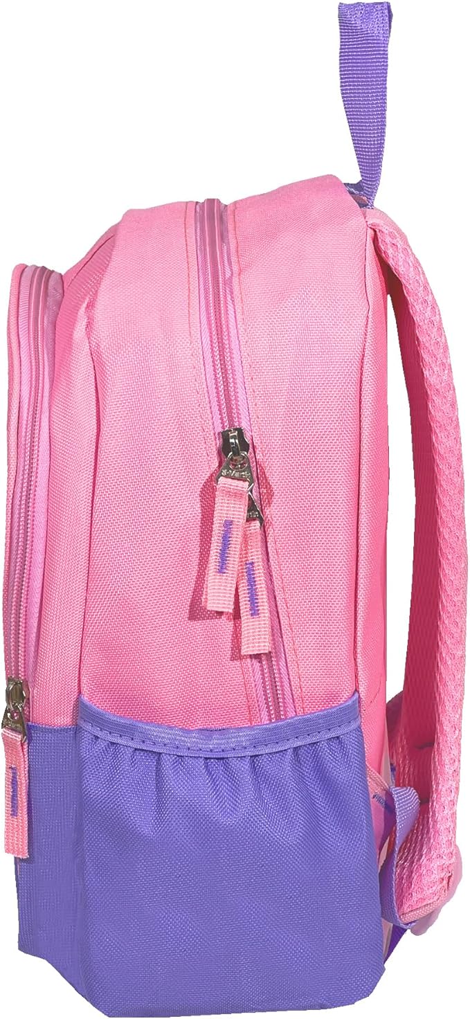 11 Inch Kids Small Toddler Preschool Travel Backpack Cool Cute Cartoon Daypack（Butterfly Purple）