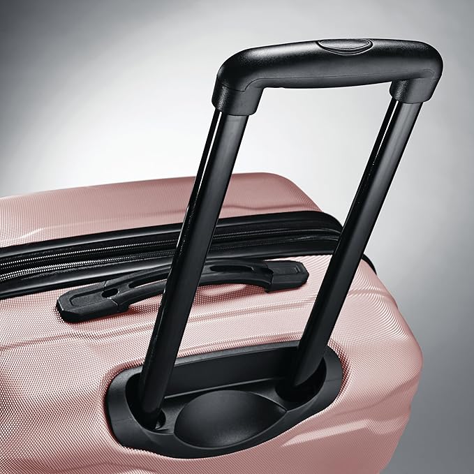 Samsonite Omni PC Hardside Expandable Luggage with Spinner Wheels, Carry-On 20-Inch, Pink