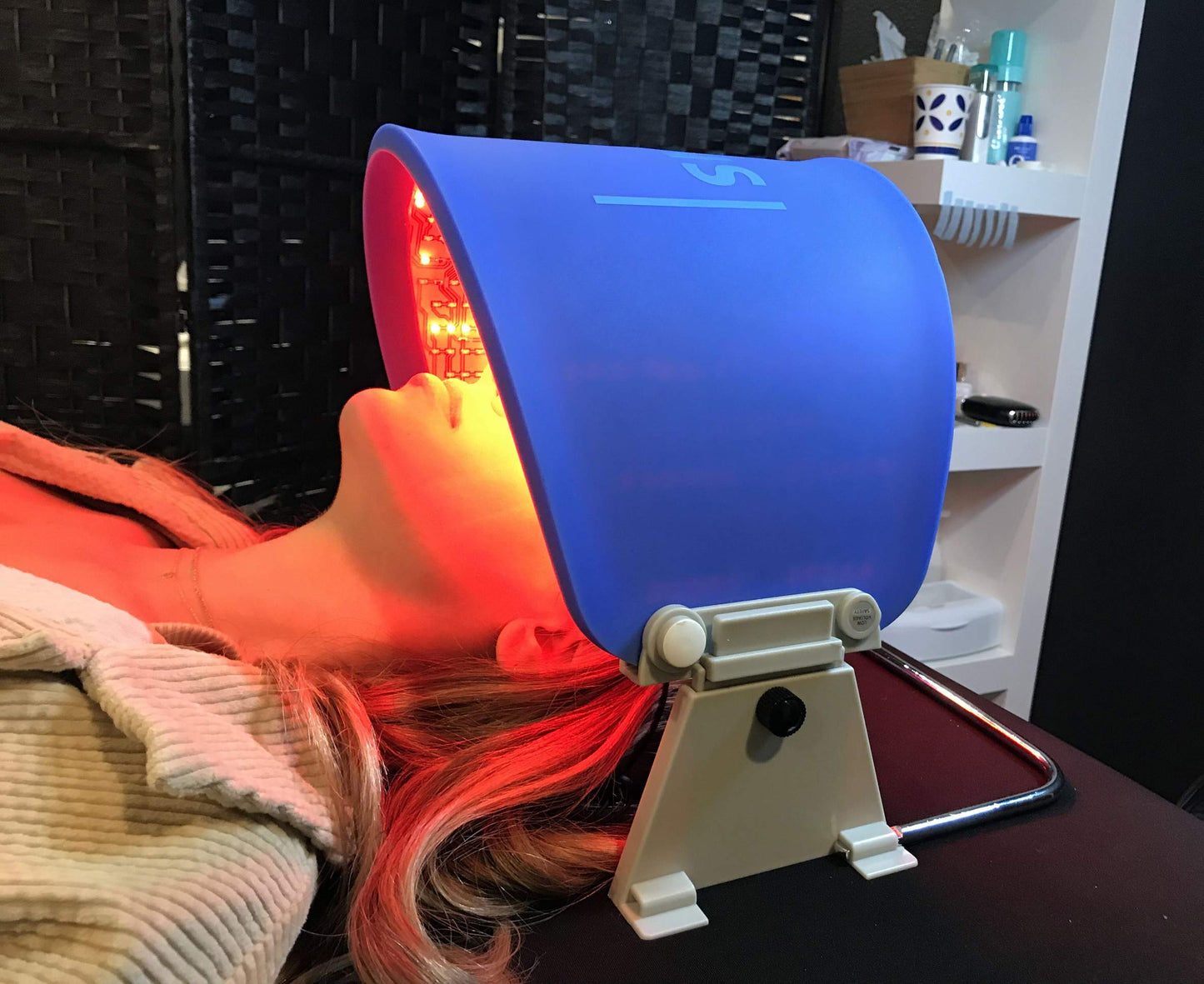 Hydraskincare LED Red Light Therapy for Face Mask, Infrared Light Therapy for Face, 7 Colors Led Face Mask Facial Led Light Therapy Tool Skin Care Facial Neck Body Hand Beauty Mask(FM-01)