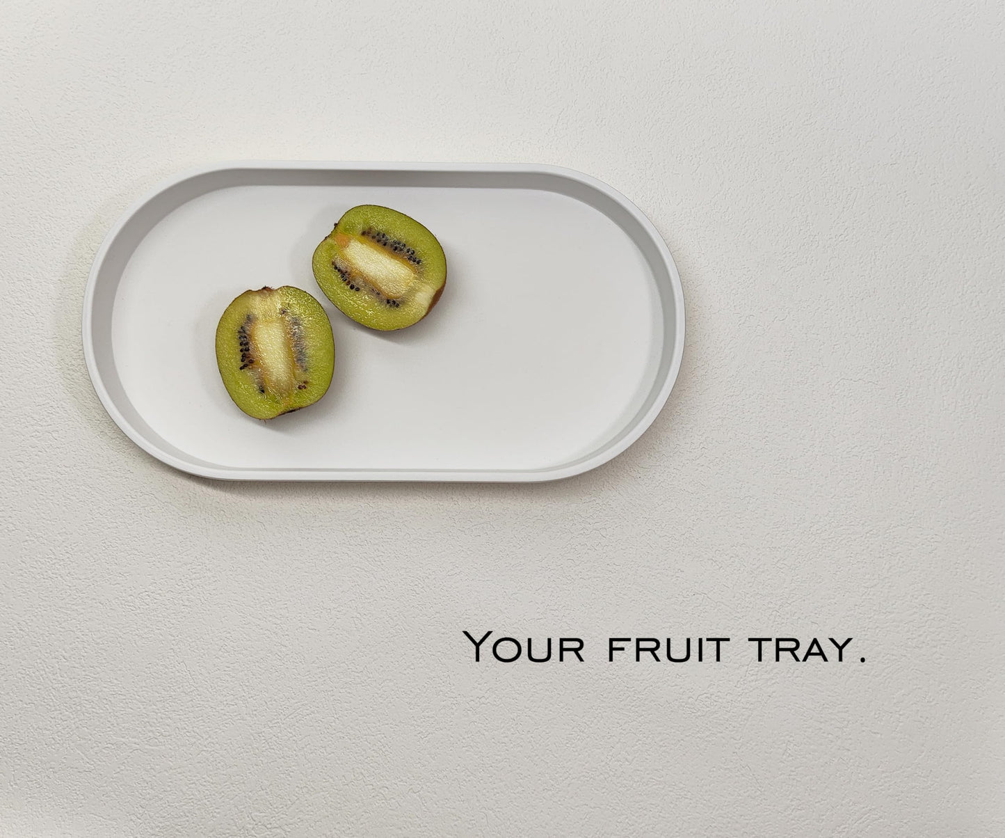 VCREATC White Small Tray (10 inch), Oval Tray