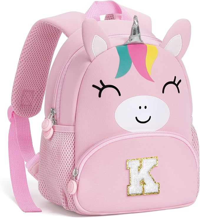 YOOLIFE Toddler Backpack for Kids - 2 3 4 5 Year Old Birthday Gift | Small Pink Backpack Personalized Birthday Gifts for Toddler Kids | School Supplies Unicorn Gifts Pink K