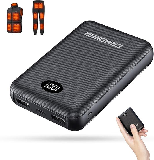 5V 3A 12000mAh Heated Vest Battery Pack, Power Bank for Heated Vest,Chair, Jacket, Blanket with LED Display,Portable Battery Pack for Soleilwear, for KOVNLO, for Yolikeb, for TIDEWE