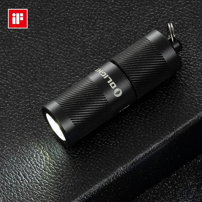 OLIGHT I1R 2 Pro Eos 180 Lumens EDC Rechargeable Keychain Flashlight, Powered by Built-in Rechargeable Battery with Type-C USB Cable, Slim Mini Handheld Light for Everyday Carry (Black)