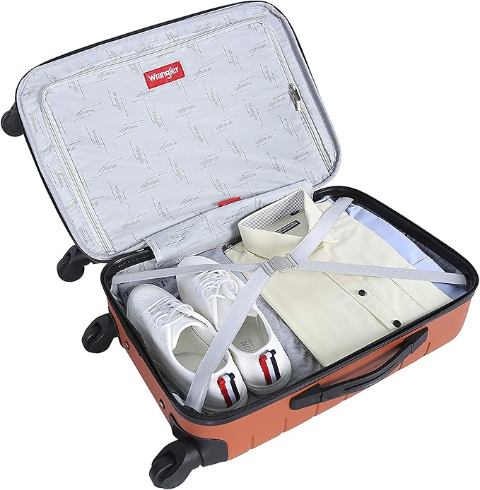 Wrangler 20" Smart Spinner Carry-On Luggage With Usb Charging Port