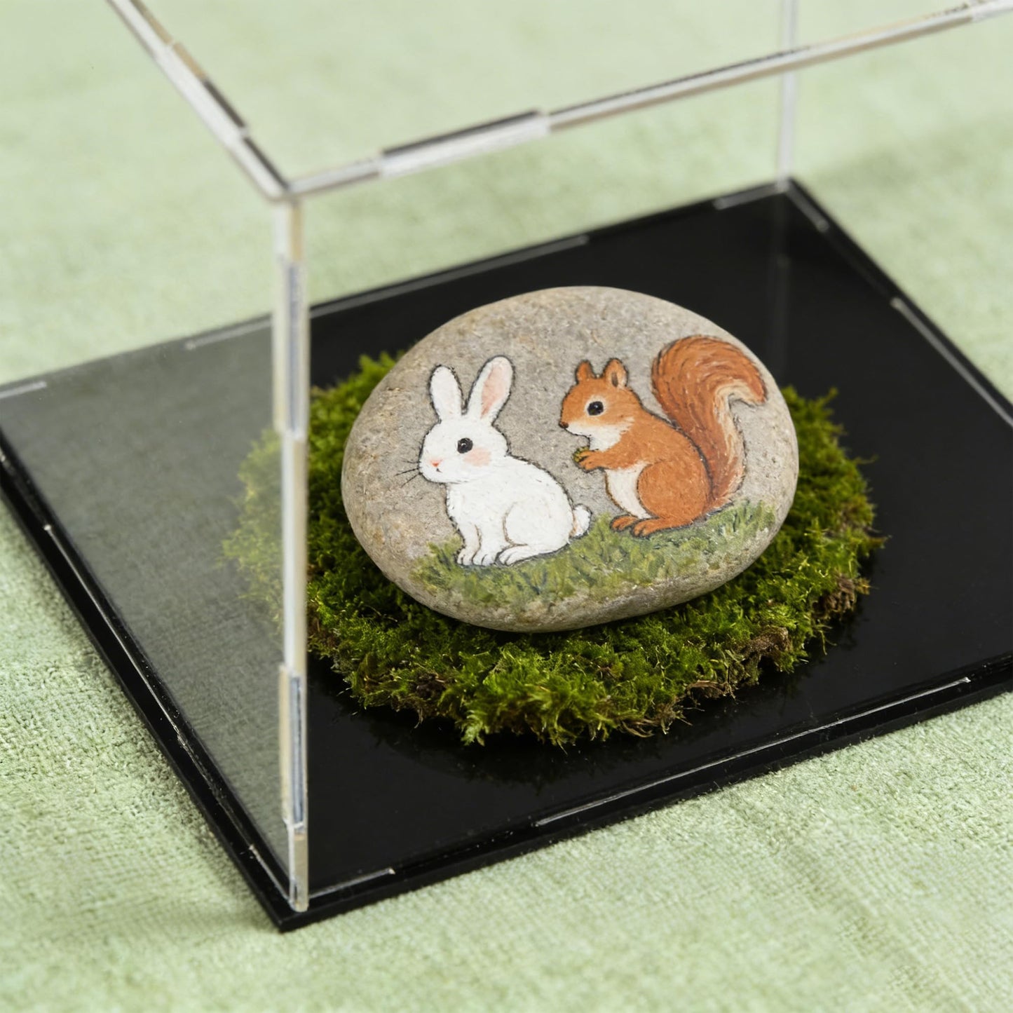 uxcell Acrylic Clear Display Case Box Dustproof Protection Showcase Cube Collectibles Show Box 7.9x7.9x7.9inch