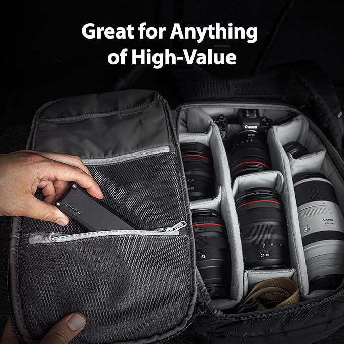 Elevation Lab AirTag 10-Year Extended Battery Case - Uses AA Batteries - 14x More Capacity Than CR2032 TimeCapsule | Waterproof, CR 2032 Battery Replacement