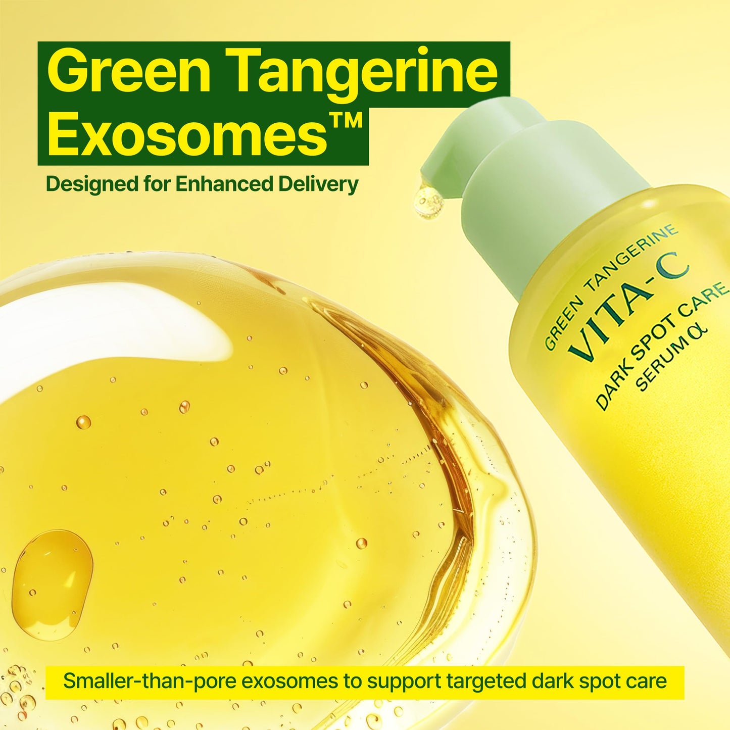 GOODAL Vitamin C Brightening Serum ALPHA | 5% Niacinamide & Exosome for Dark Spot Care | Gentle Daily Facial Serum for Radiant Glow Skin | Green Tangerine | Korean Skincare | 1.01 fl oz (30ml)