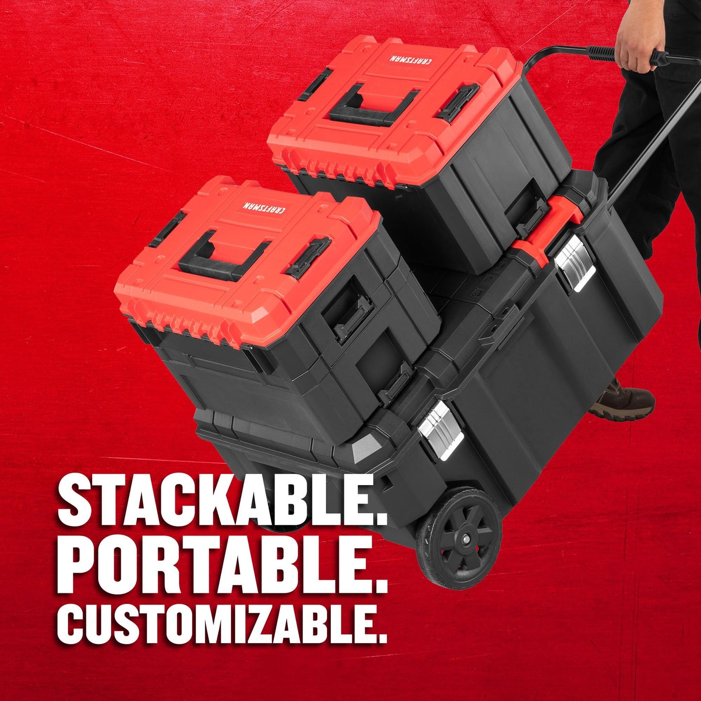 CRAFTSMAN VERSASTACK 30 Gallon Quick-Access Rolling Tool Chest (CMST17870)