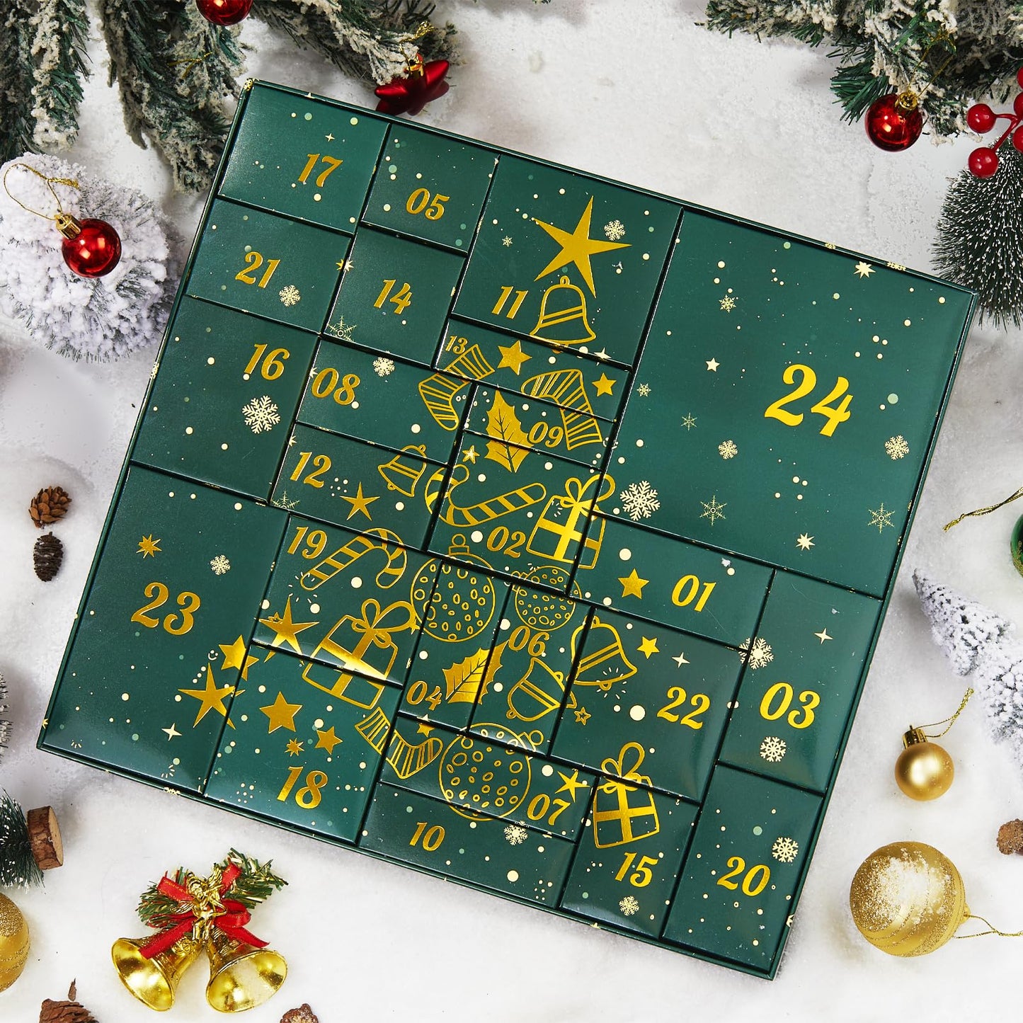 CADDISE Advent Calendar 2025 – Skincare Gift Set for Women, 24 Day Christmas Gifts, Holiday Beauty Gift Box, Spa Gift Basket for Mom & Teen Girls
