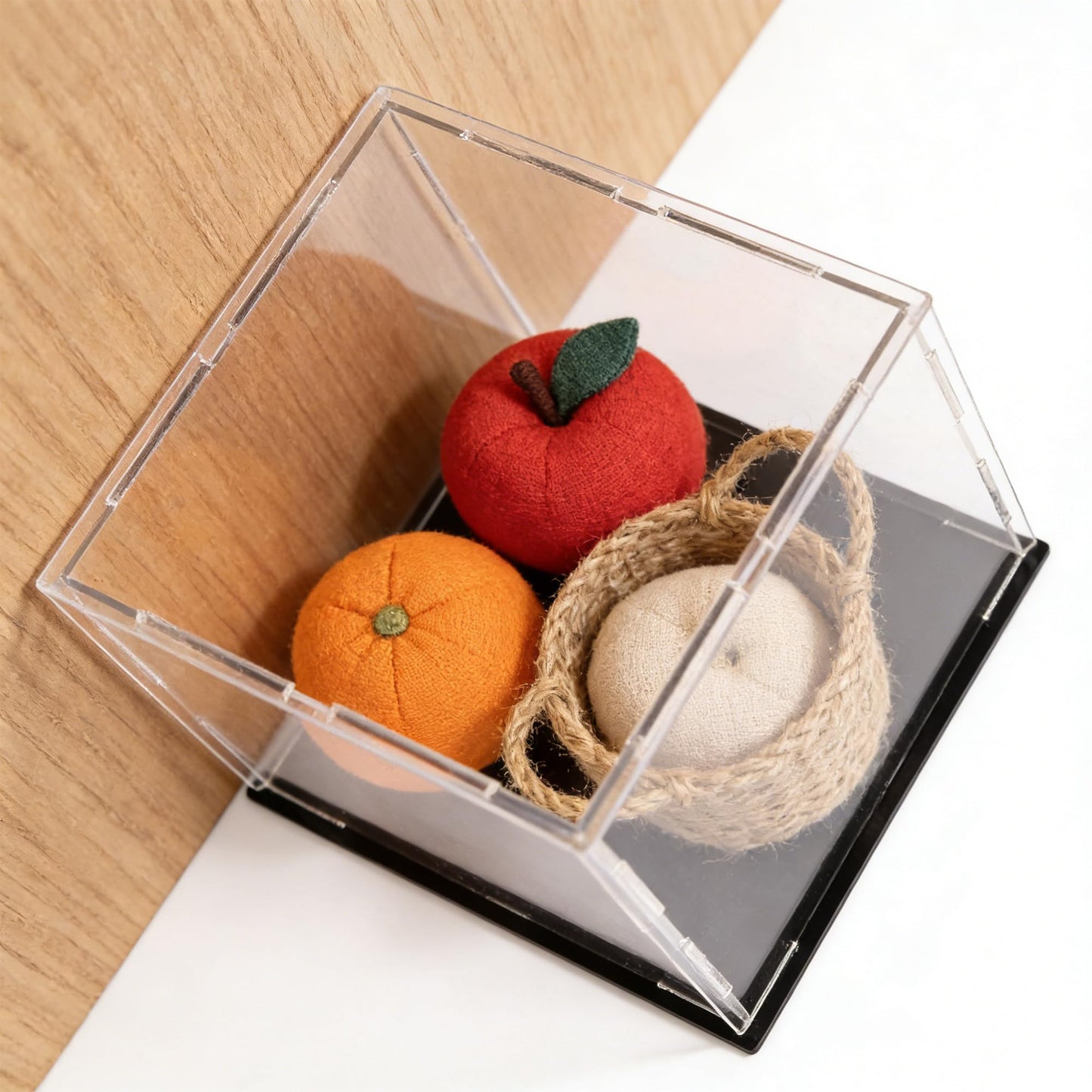 uxcell Acrylic Clear Display Case Box Dustproof Protection Showcase Cube Collectibles Show Box 7.9x7.9x7.9inch