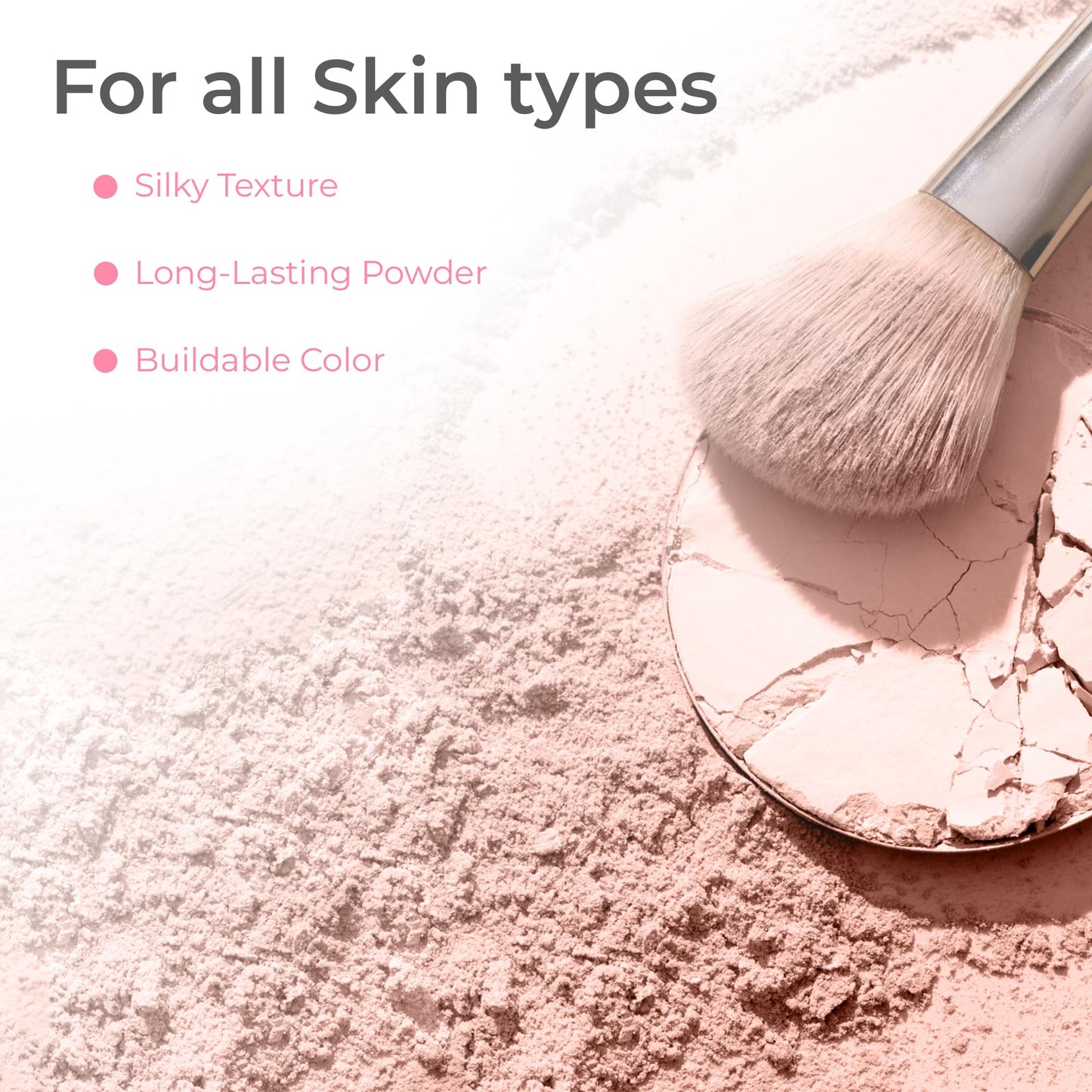 16pc Beginner Mineral Makeup STARTER KIT with 10 BRUSH SET (5gm)Sample Size Foundation, Primer, Blush, Bronzer, Setting Powder for Learning, Occasional Use & First Time Users, Travel Size Kit (Fair 1)